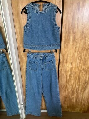 Primark Blue Denim Set
